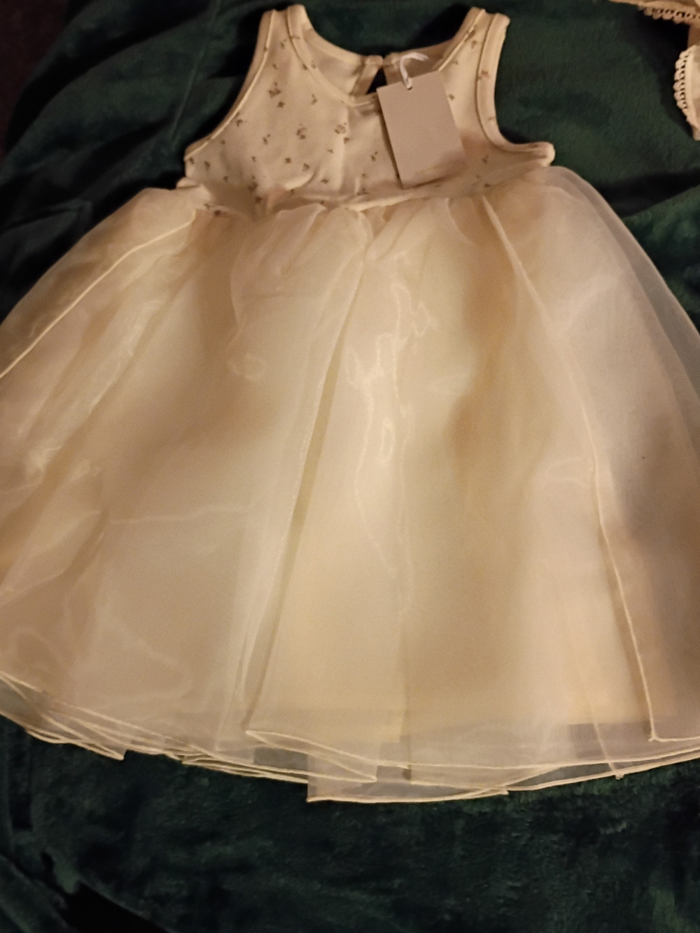 Jamie Kay Cream Layered Tulle Party Dress